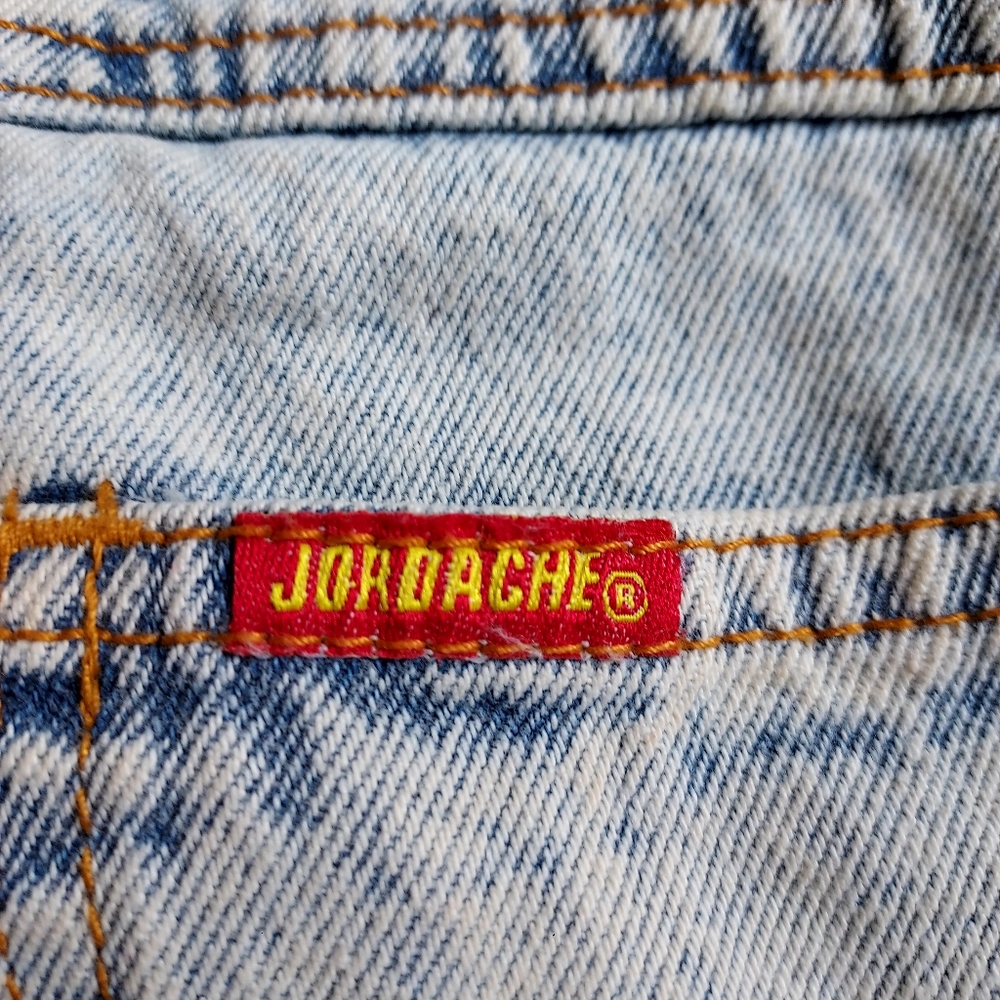 Vintage 80s Jordache Bow Detail Overall Jumpsuit with Western Belt - Picture 2 of 16